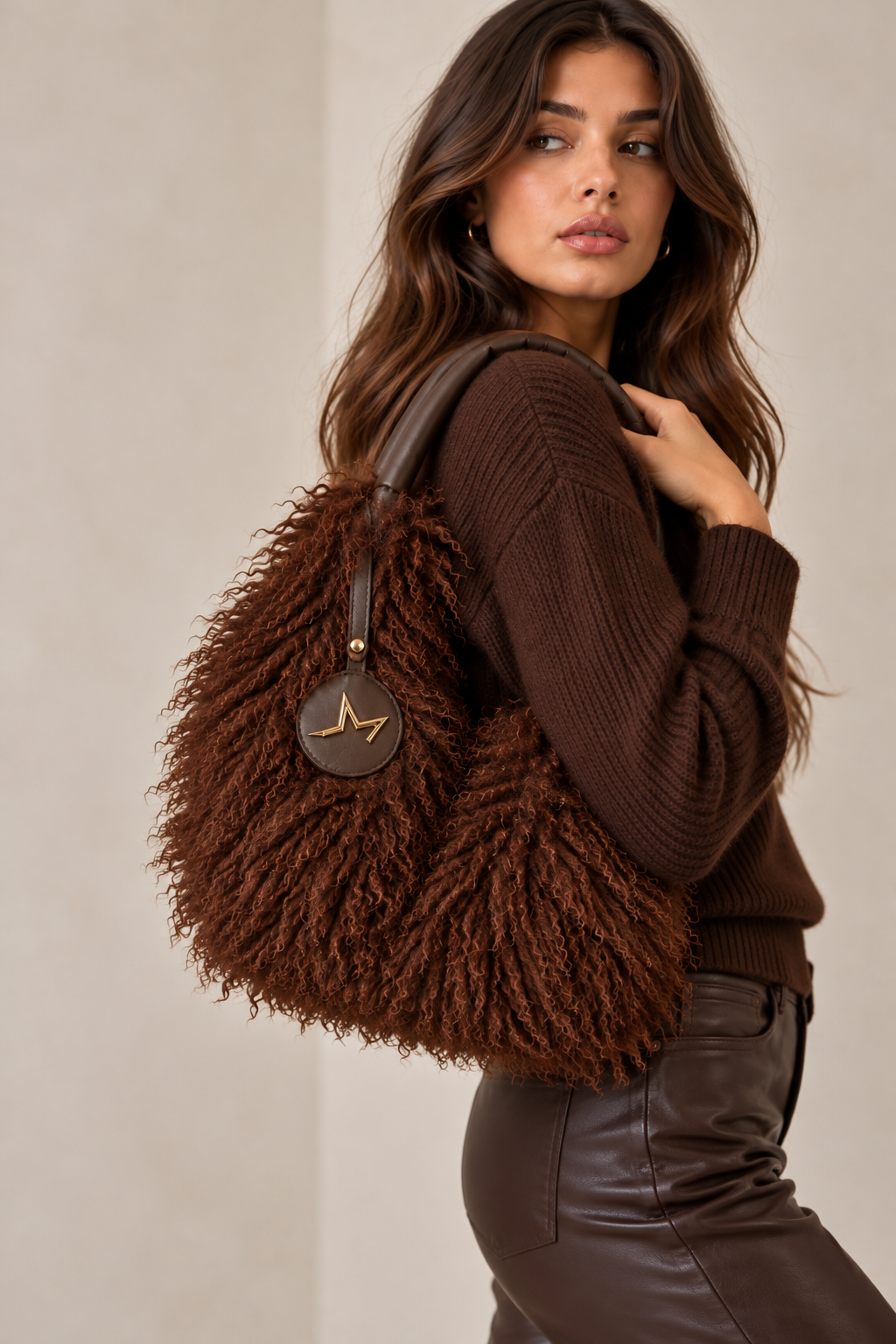 Borsa Marc Ellis Buby Yak M – Chocolate