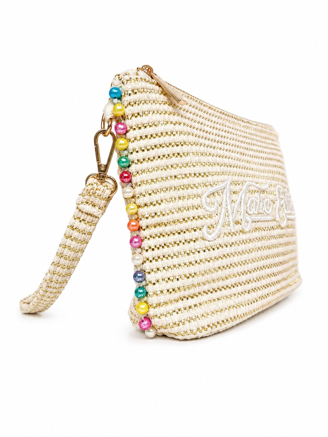 POCHETTE MARC ELLIS CON PERLINE COLORATE