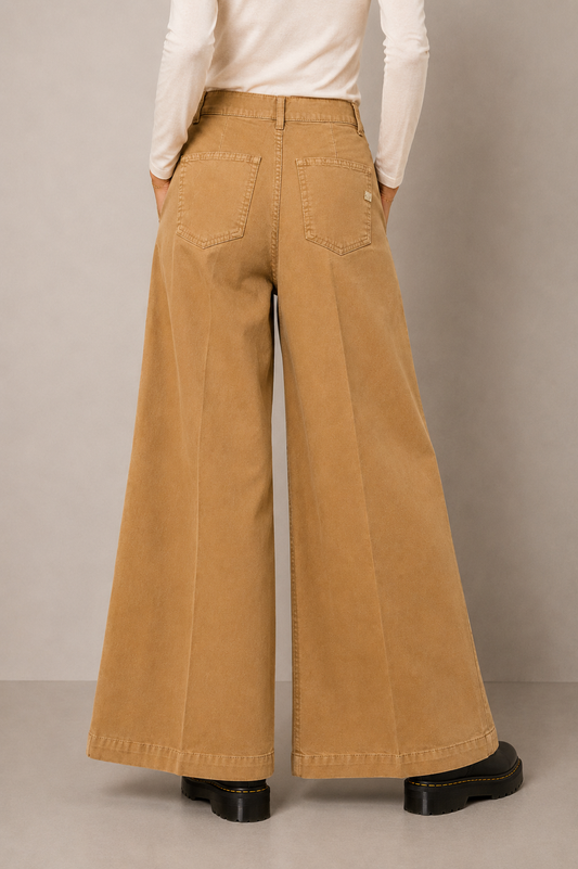 Pantalone Chino Flare Fracomina – Camel