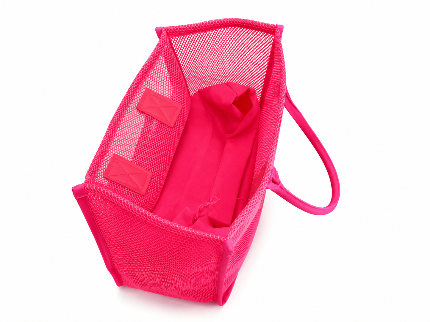 SHOPPER MARE MARC ELLIS fucsia in rete