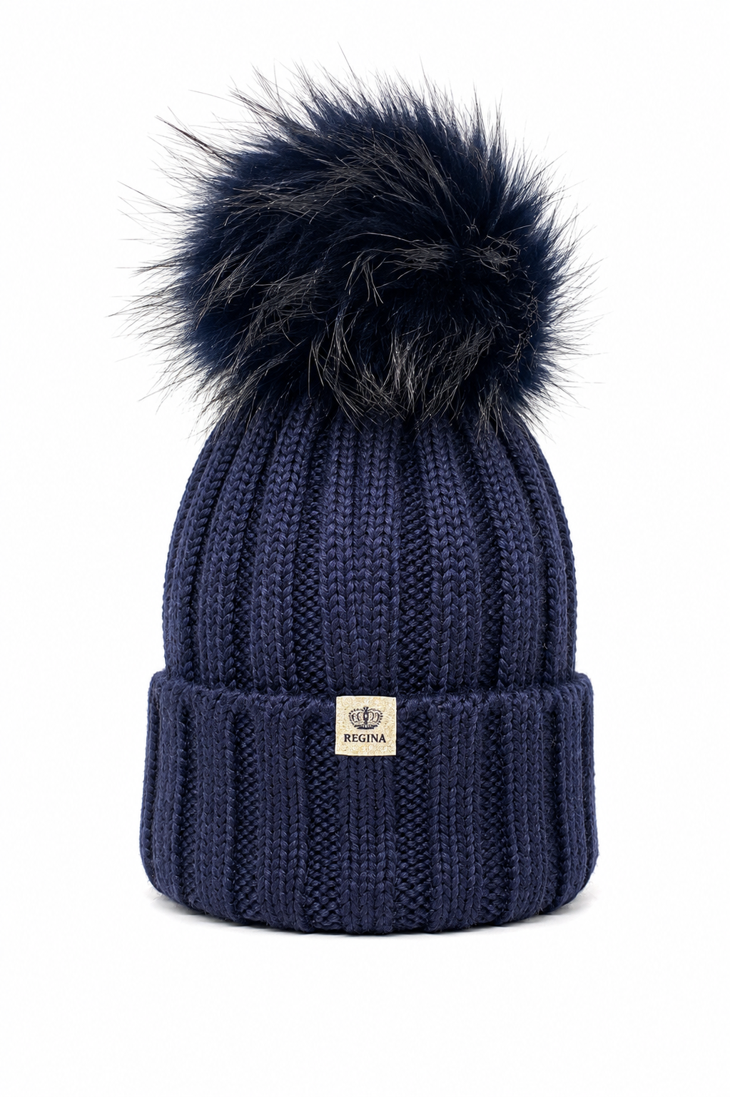 Cappello Regina 100% Lana – Blu Navy