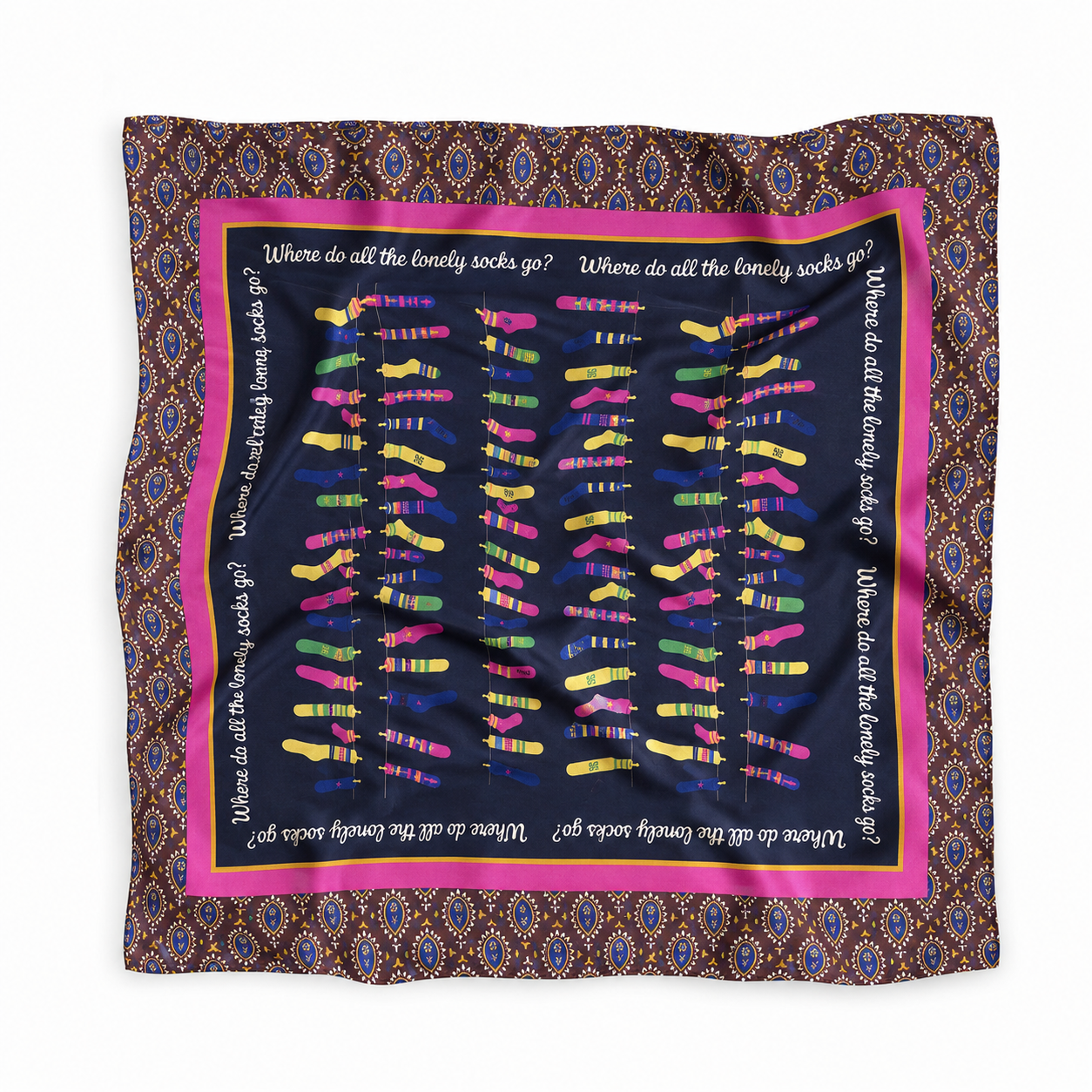 Foulard stampa Socks Multicolor – Dixie