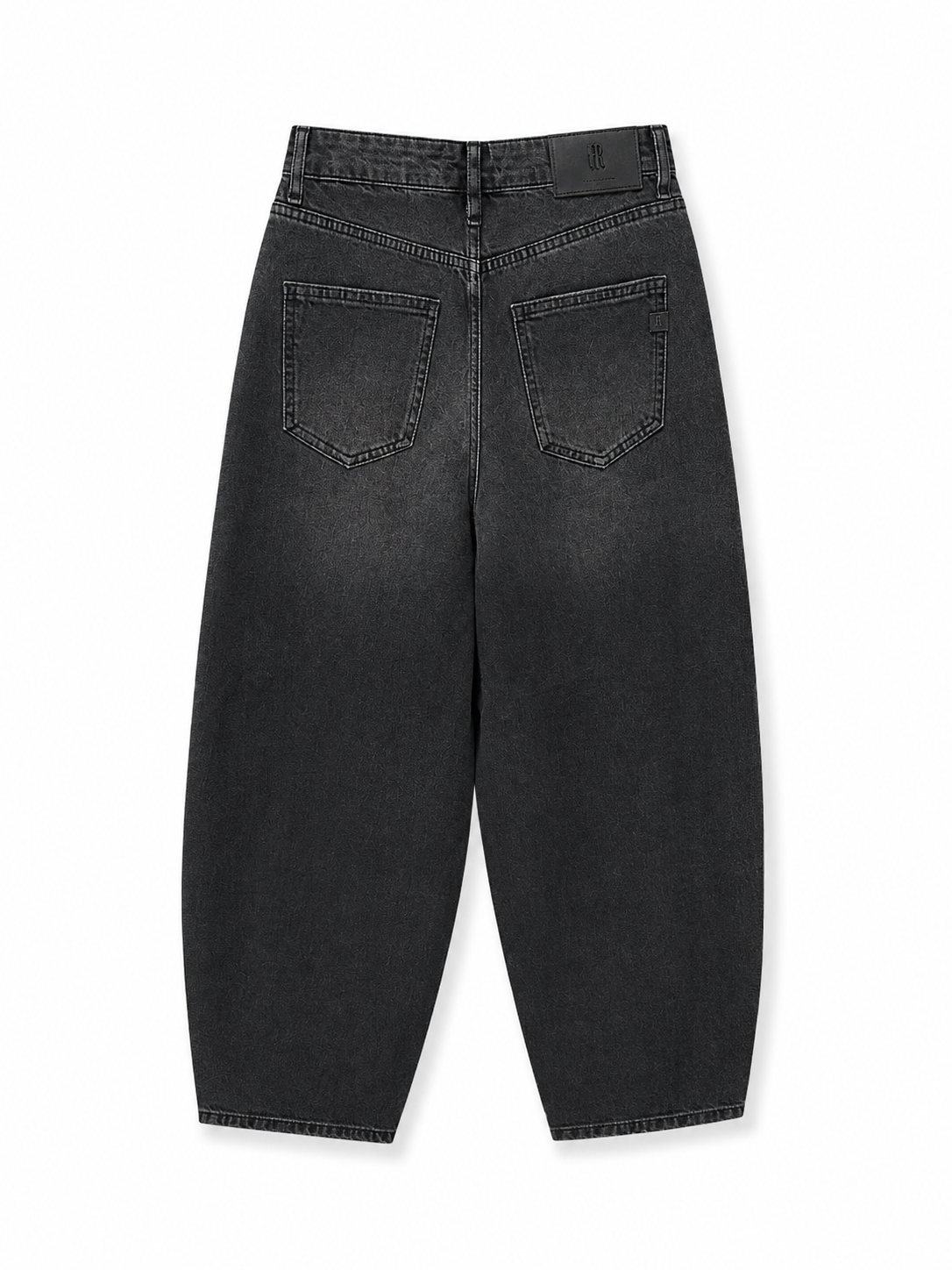 JEANS BALOON NERO DI FRACOMINA