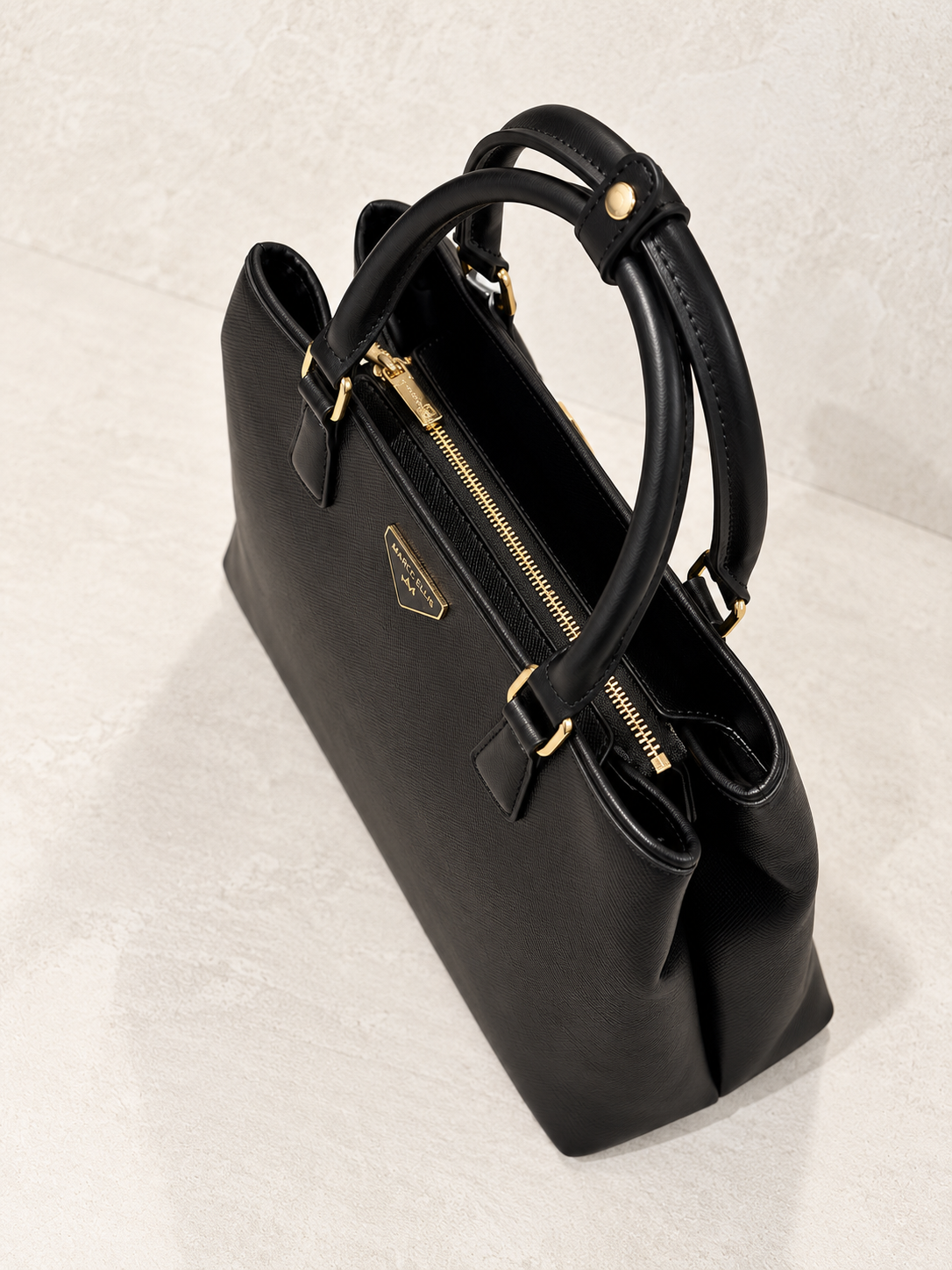 Borsa Marc Ellis Kassy MF – Black/Light Gold