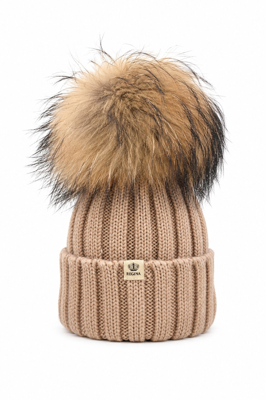 Cappello Regina 100% Lana – Cammello