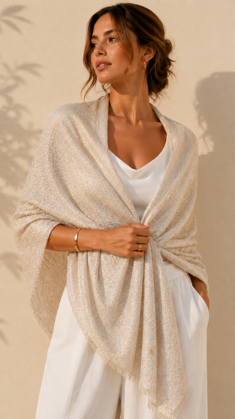 Stola Lurex Champagne
