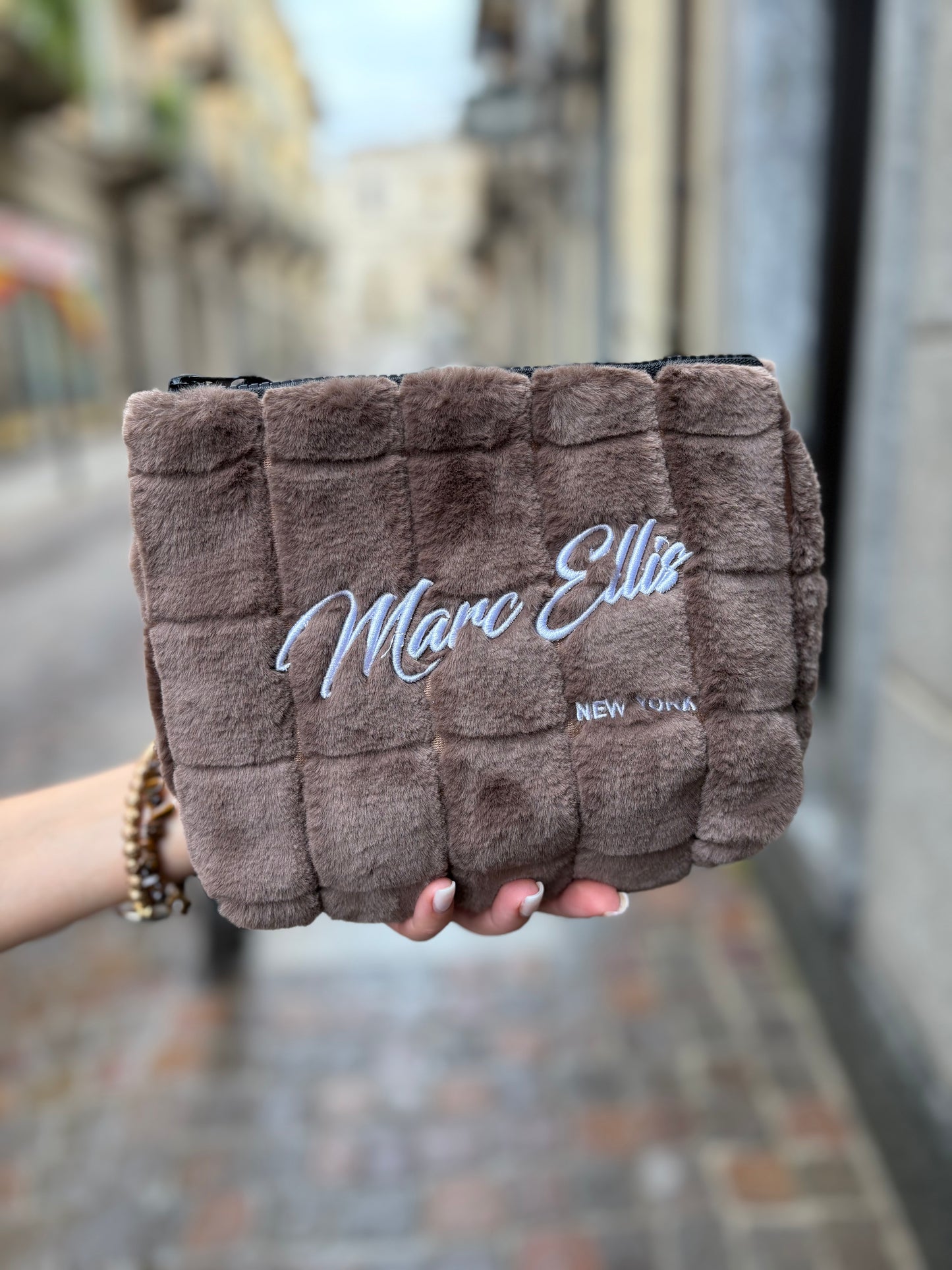 POCHETTE MARC ELLIS Buby Hair Cocoa