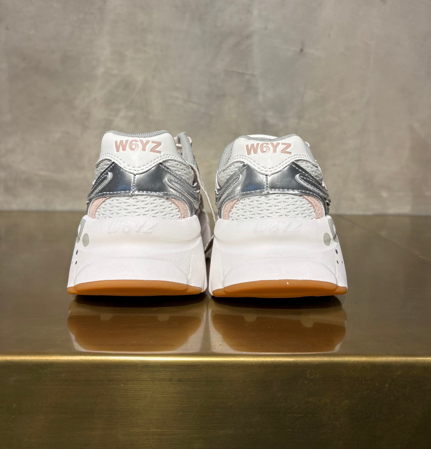 SNEAKERS PLATFORM W6YZ SILVER WHITE CIPRIA