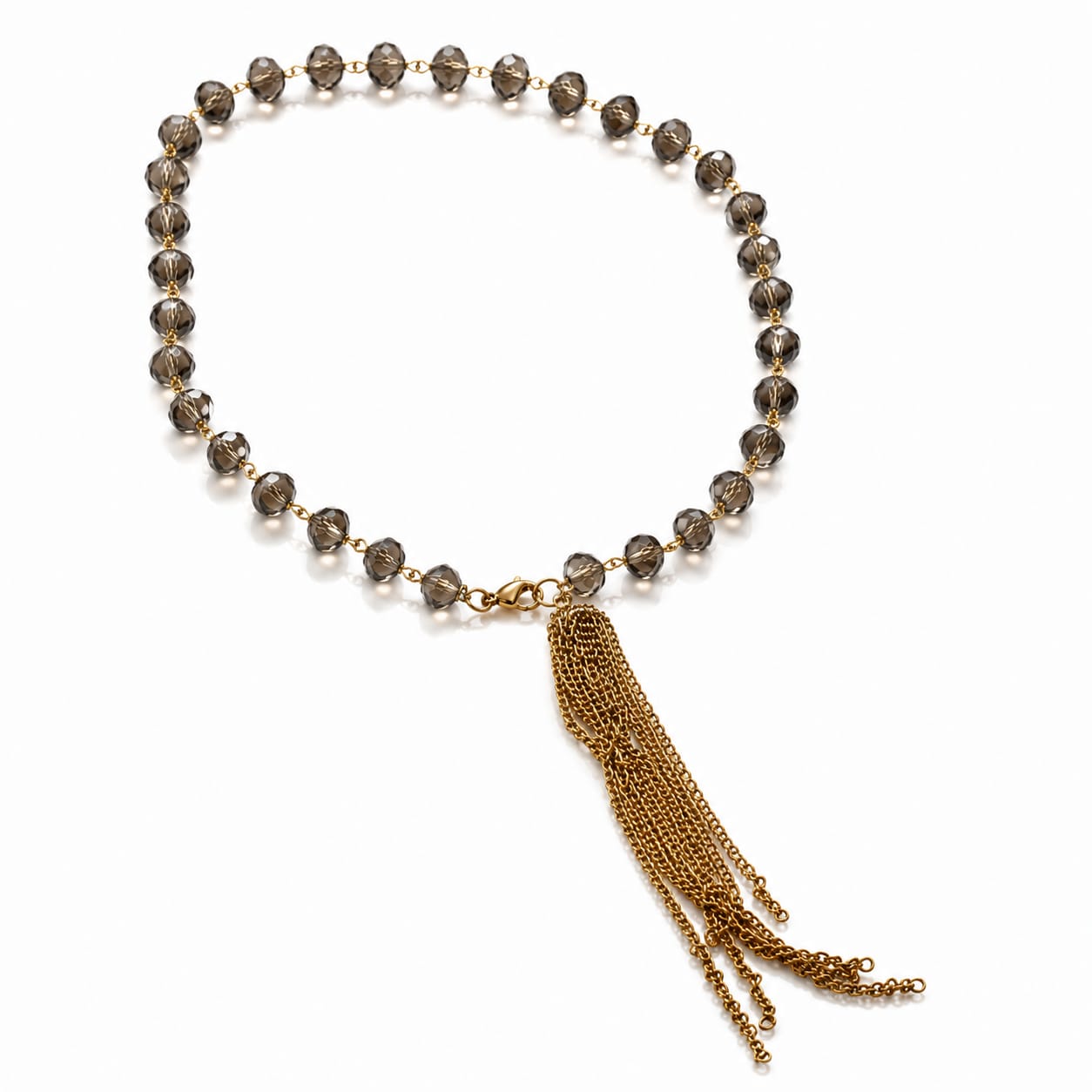 COLLANA CORTA CON NAPPINA