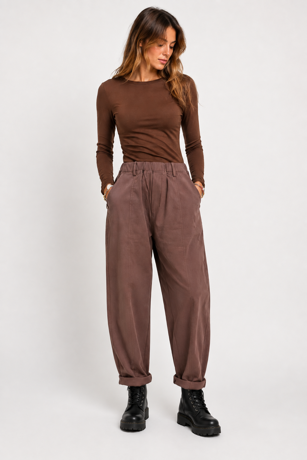 Pantalone Balloon ELEH – Colore Moro