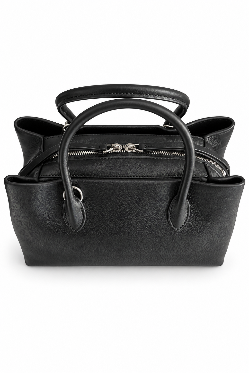 Borsa in pelle nera con tracolla – design strutturato ELEH