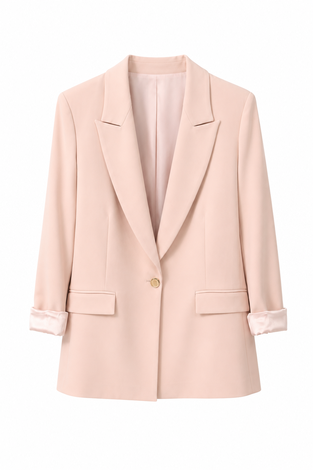 Blazer Monopetto Rosa Cipria