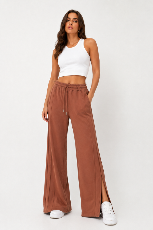Pantalone Palazzo con Spacco Laterale – Hinnominate