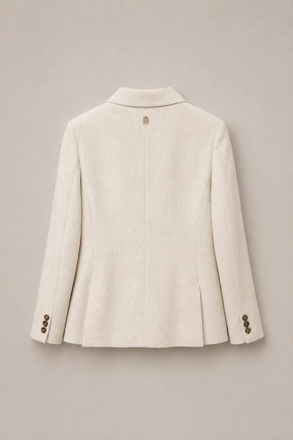 Blazer Doppiopetto in Misto Lino