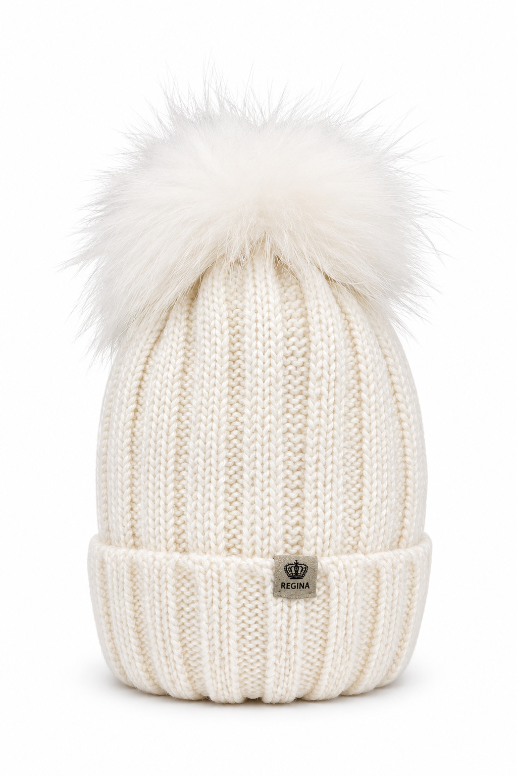 Cappello Regina 100% Lana – Bianco Panna