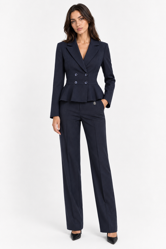 Pantalone chino regular gessato  FRACOMINA