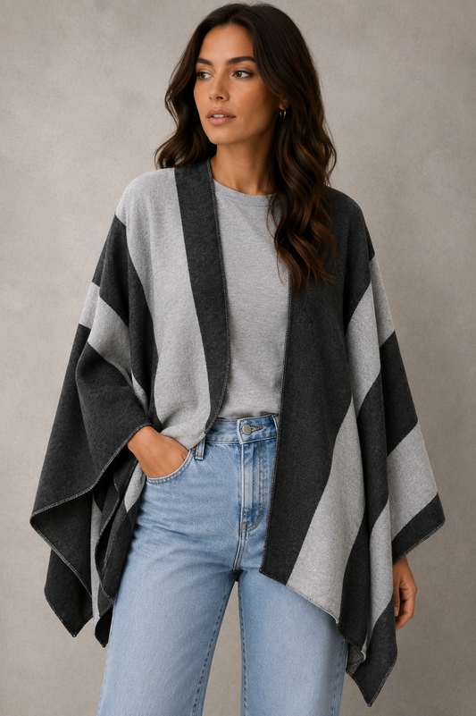 Poncho Fierra grigio GOA GOA