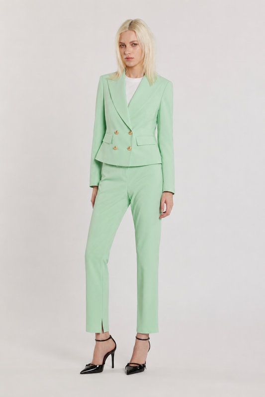 Pantalone CISALINA sigarette con spacchi sul fondo