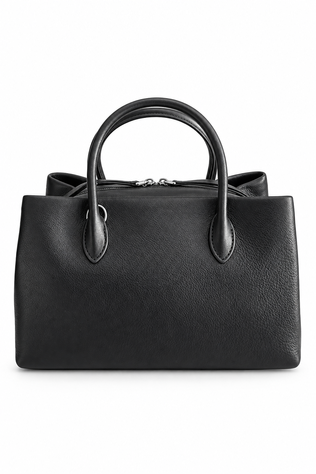 Borsa in pelle nera con tracolla – design strutturato ELEH