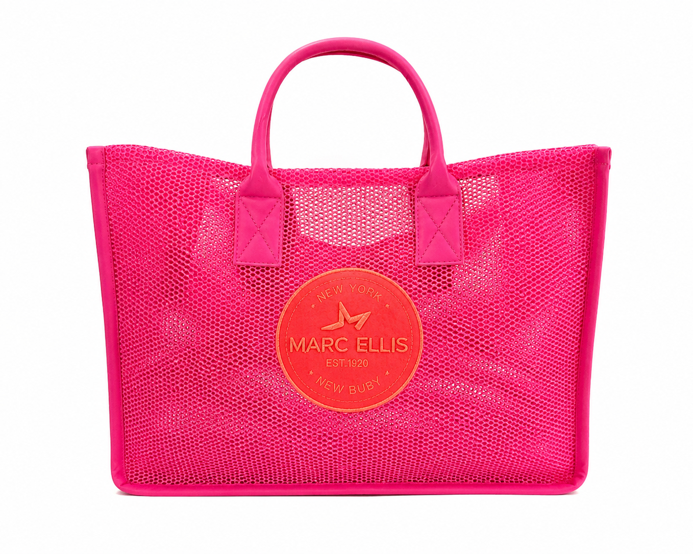 SHOPPER MARE MARC ELLIS fucsia in rete