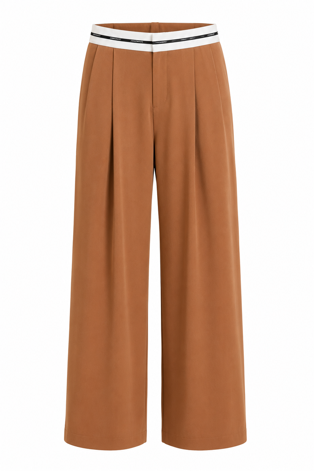 Pantalone palazzo Hinnominate color cammello