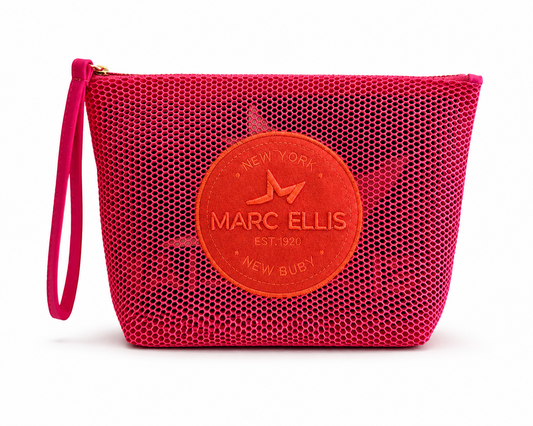 POCHETTE MARC ELLIS fucsia in rete