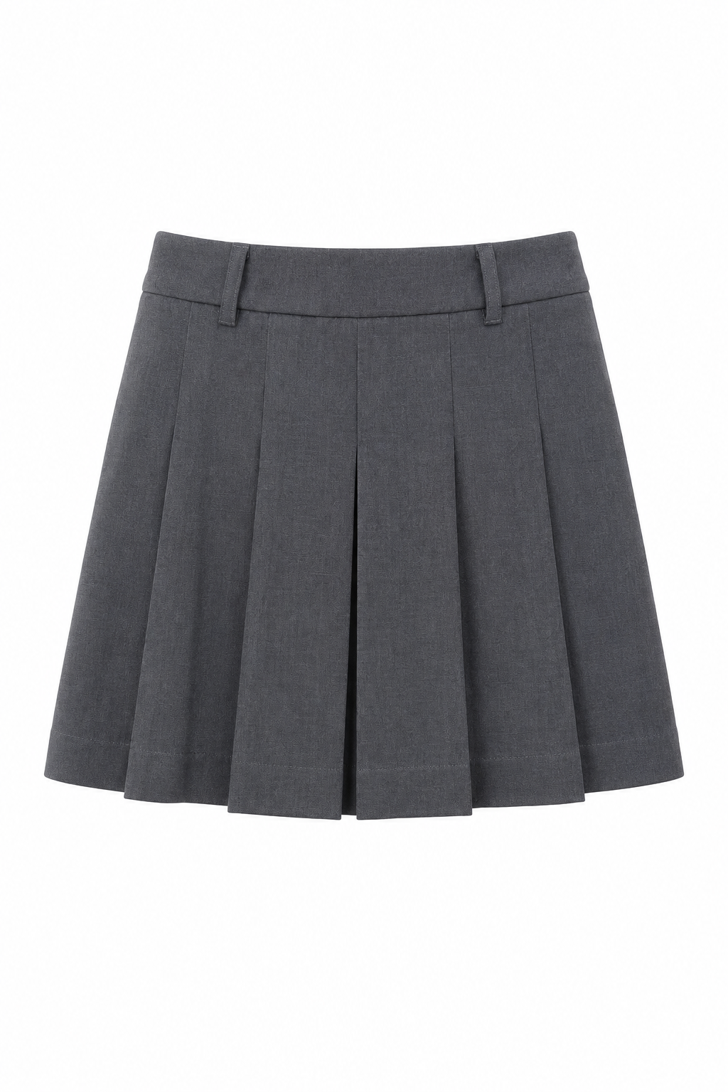 Gonna mini plissé Fracomina – Grigio Melange