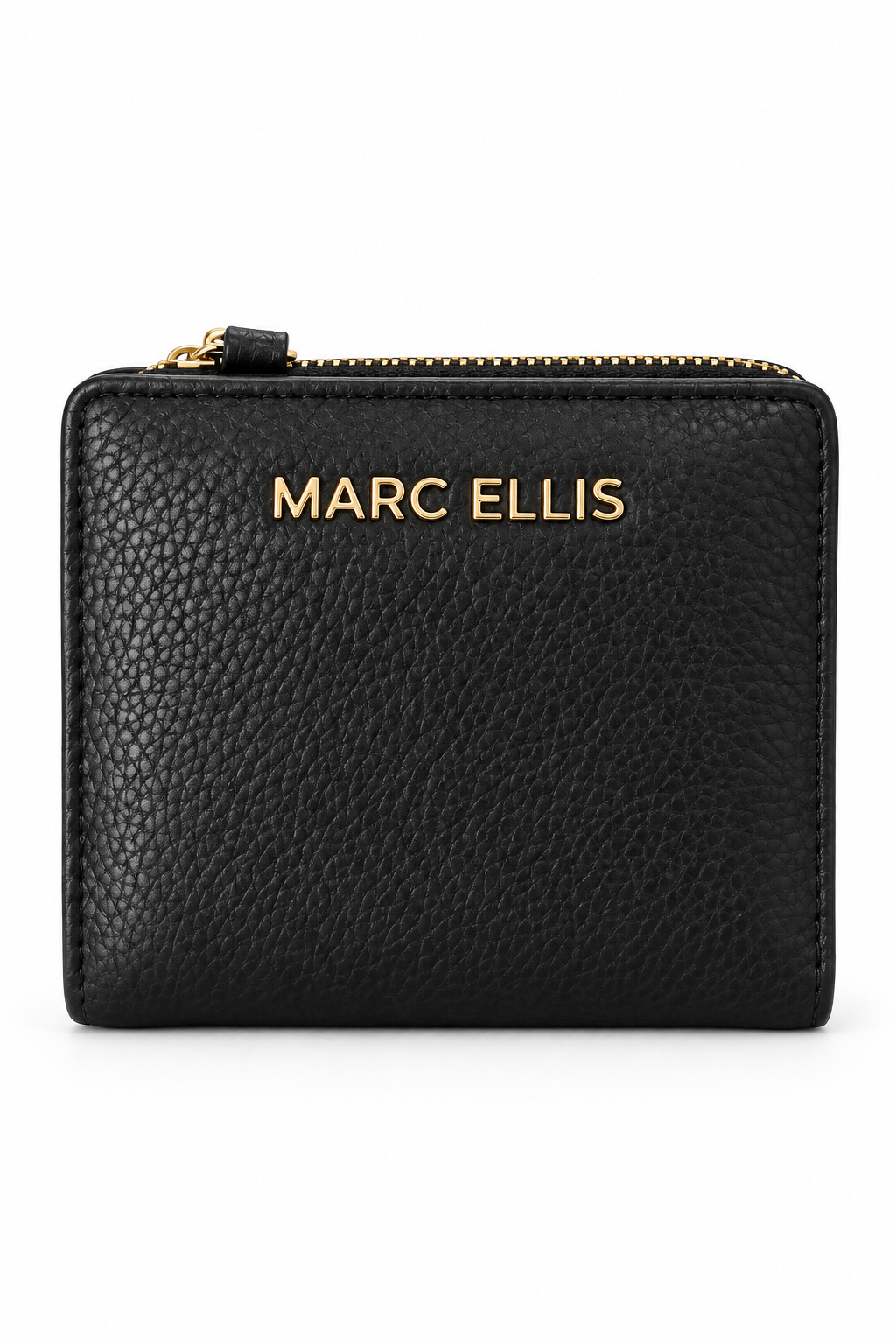 Portafoglio Marc Ellis Rose Do nero con dettagli oro