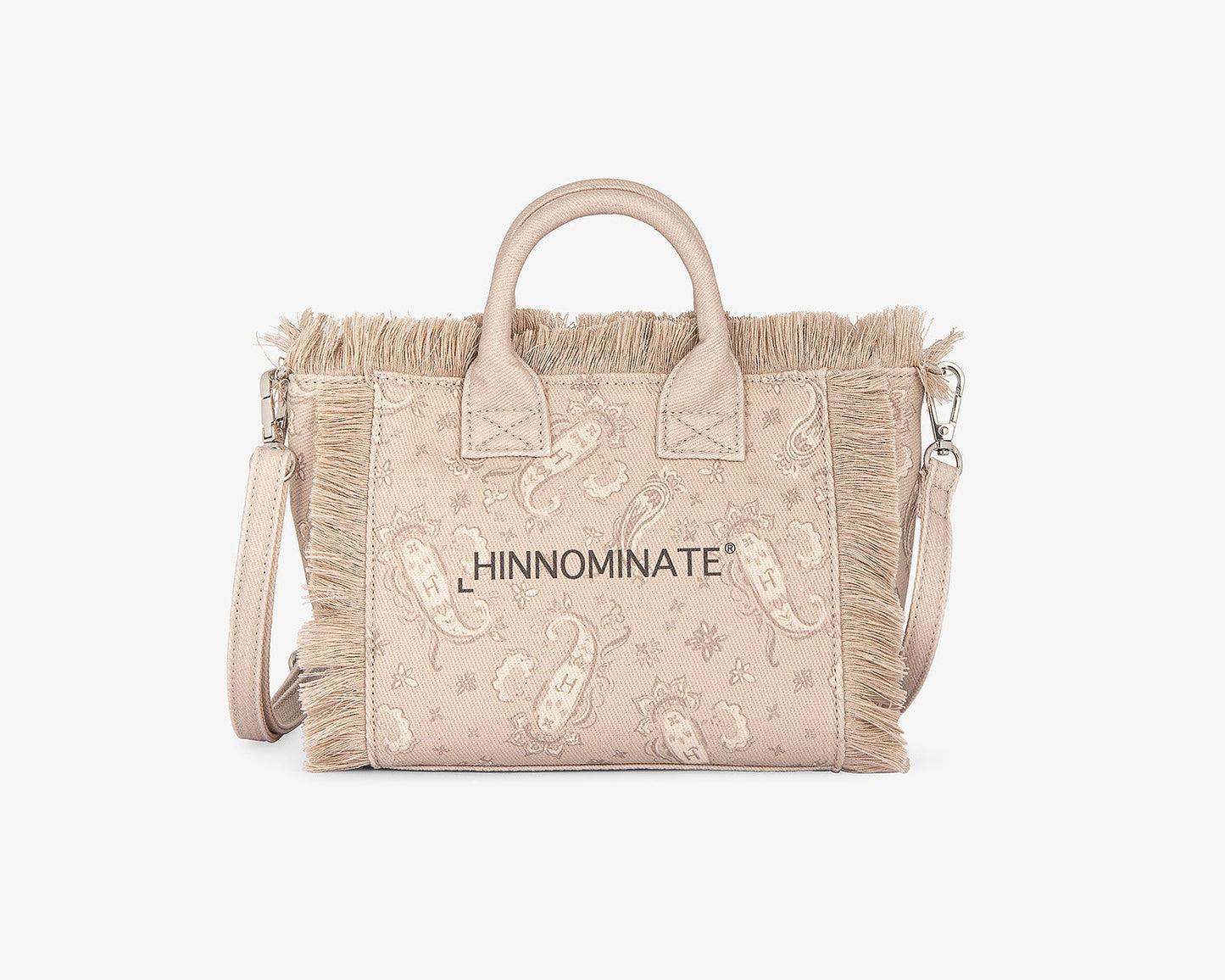 MINI SHOPPER HINNOMINATE CON STAMPA BANDANA BEIGE