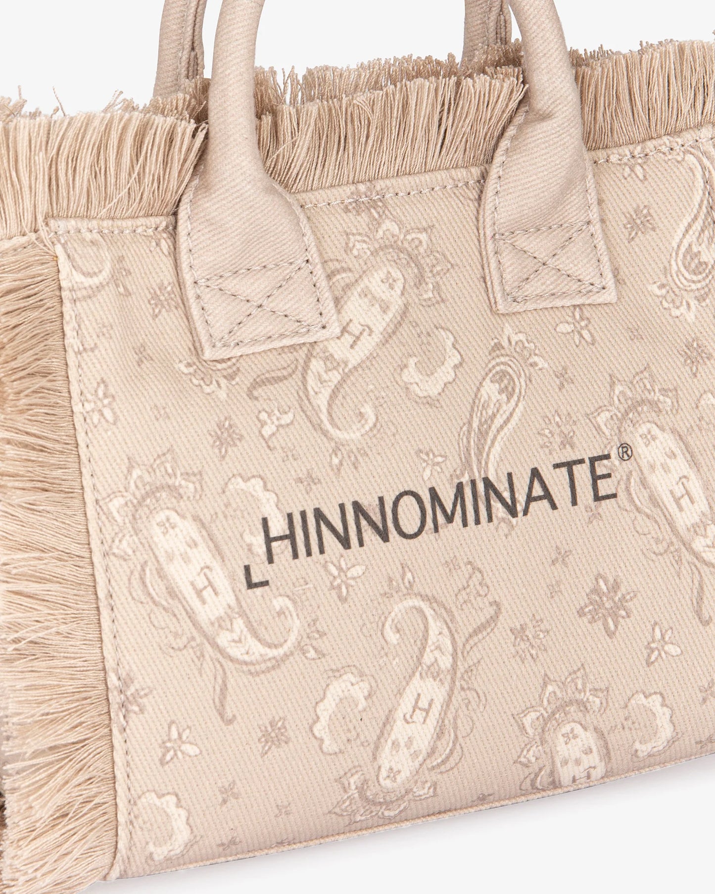 MINI SHOPPER HINNOMINATE CON STAMPA BANDANA BEIGE