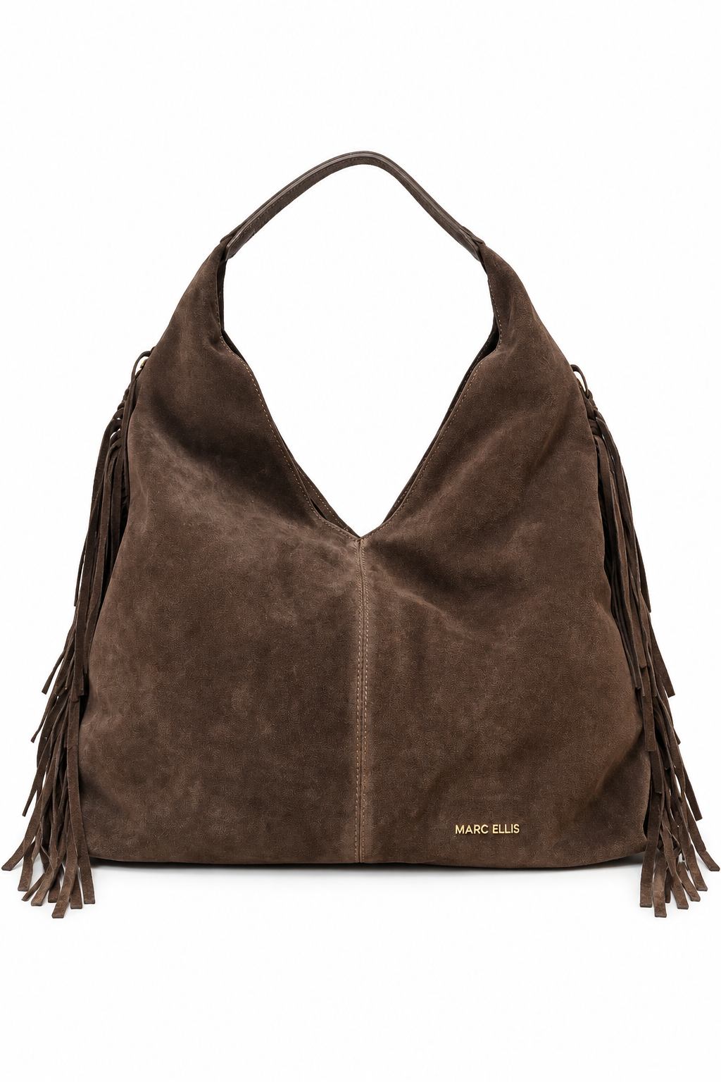 Borsa Marc Ellis Altea in pelle scamosciata – Chocolate