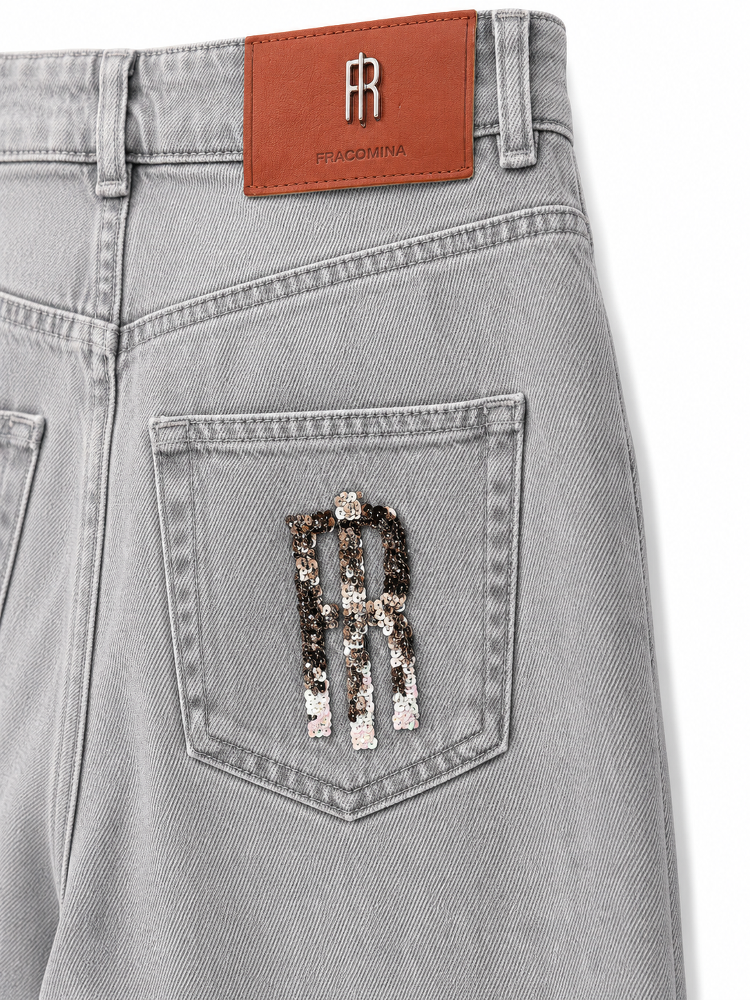 JEANS  VERA MOM FIT GRIGIO DI FRACOMINA