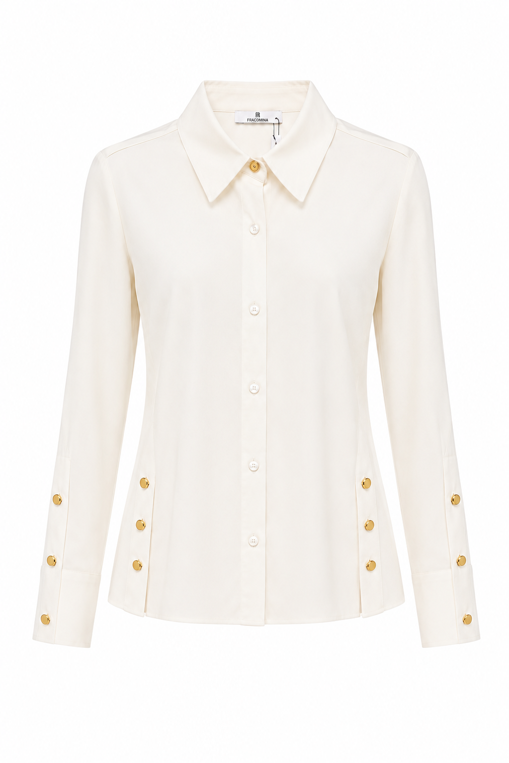 Camicia oversize Fracomina color Cream