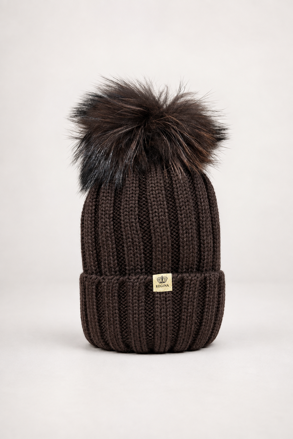 Cappello Regina 100% Lana – Moro