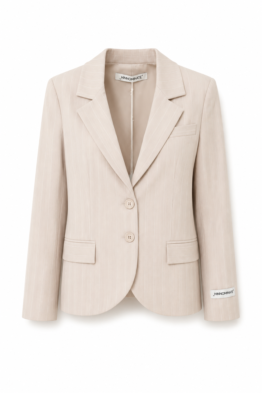 Blazer Gessato Hinnominate – Beige