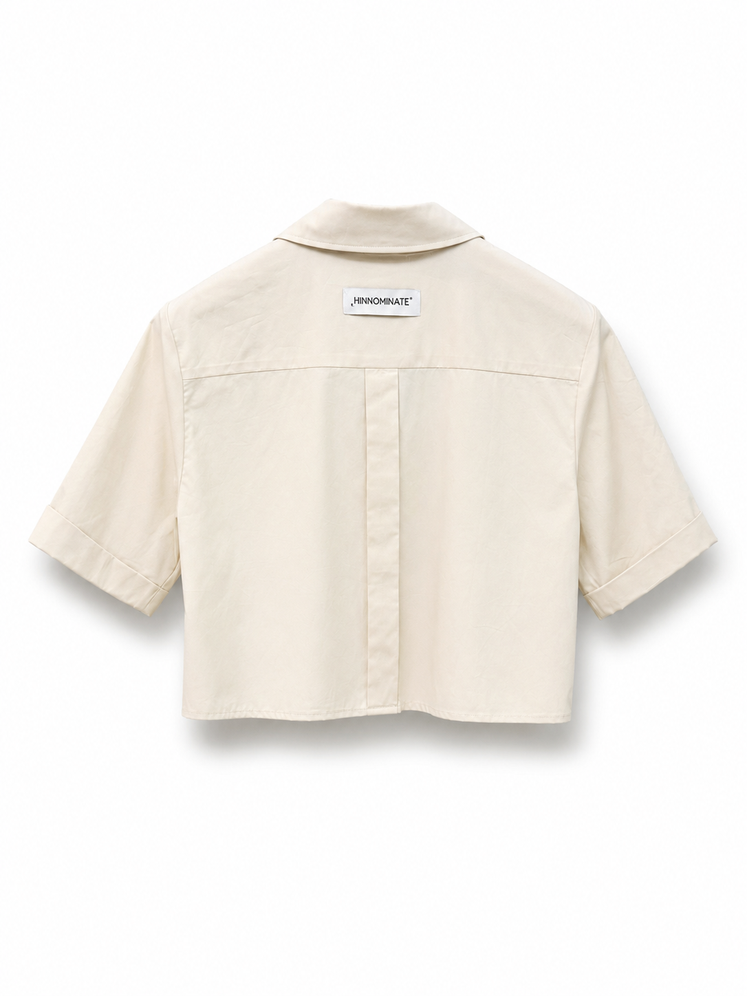 CAMICIA CROP IN COTONE BEIGE INNOMINATE