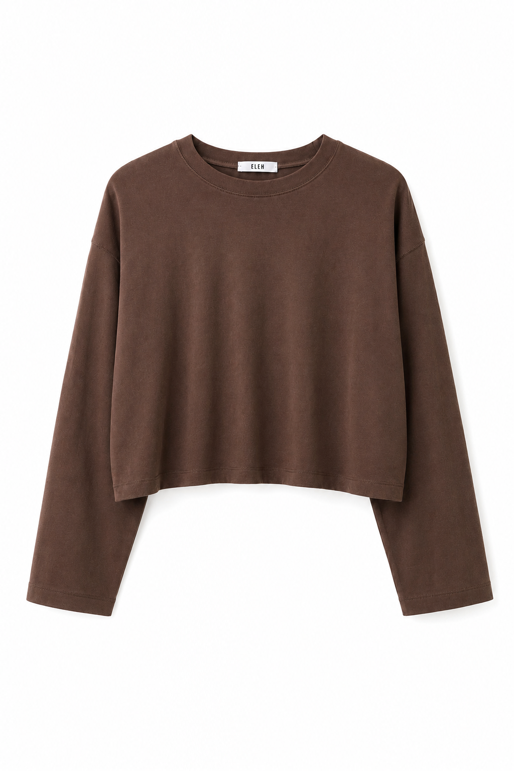 Felpa Crop ELEH Color Moro