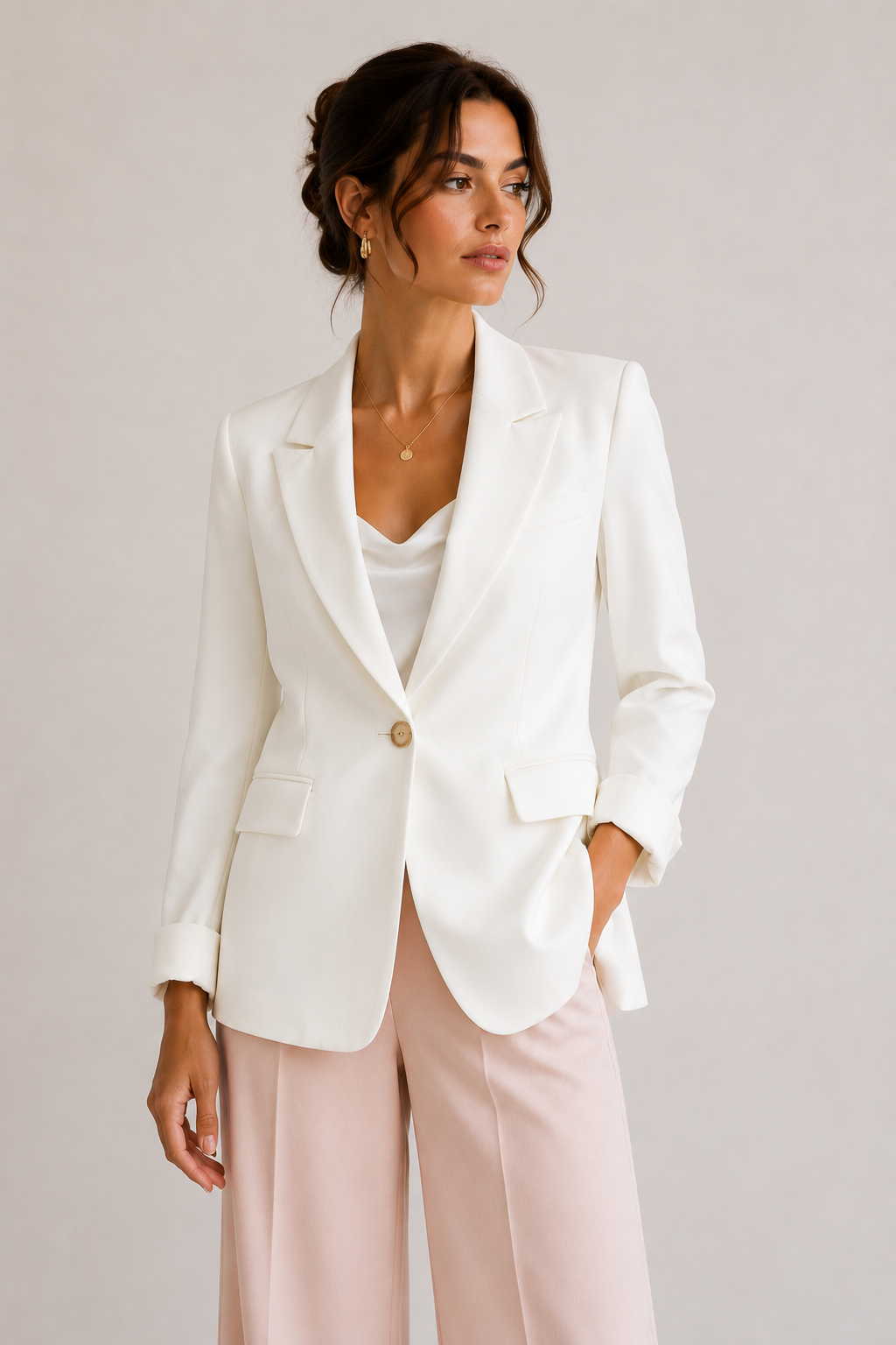 Blazer bianco elegante