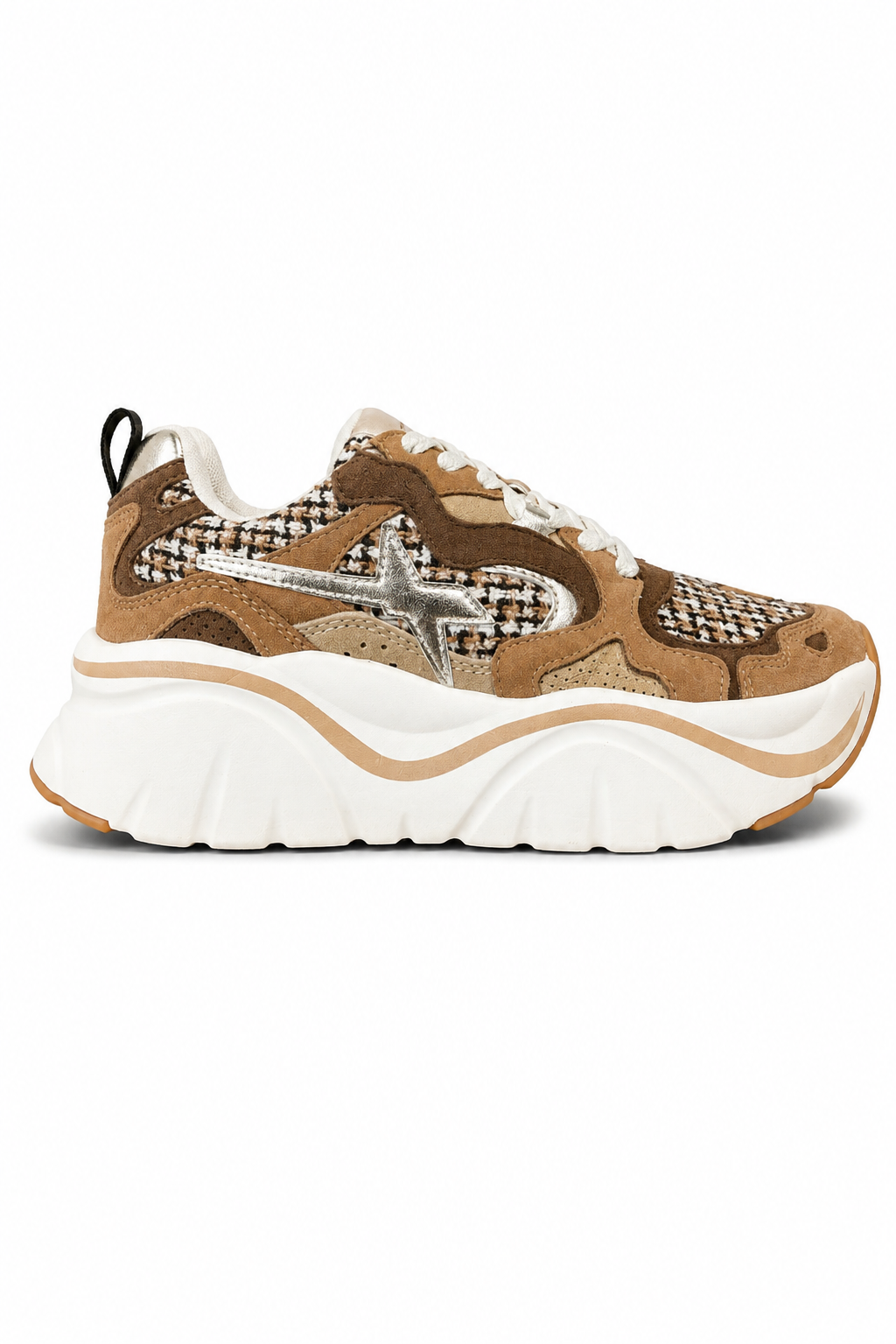 Sneakers Mia brown platinum multi W6YZ