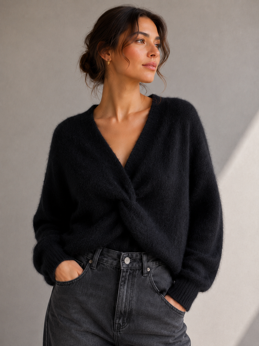 Maglia con nodo di DIXIE colore nero