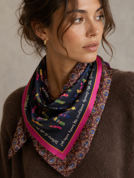 Foulard stampa Socks Multicolor – Dixie