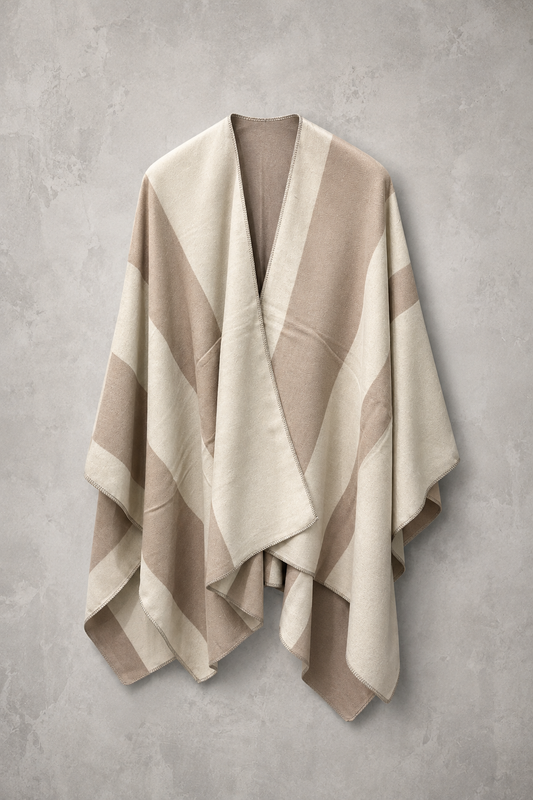 Poncho Fierra Beige GOA GOA