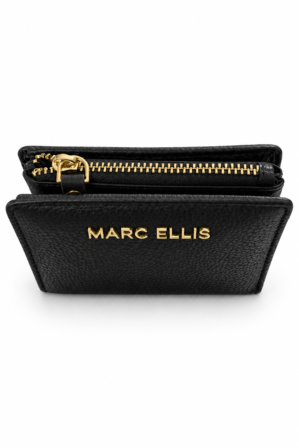 Portafoglio Marc Ellis Rose Do nero con dettagli oro