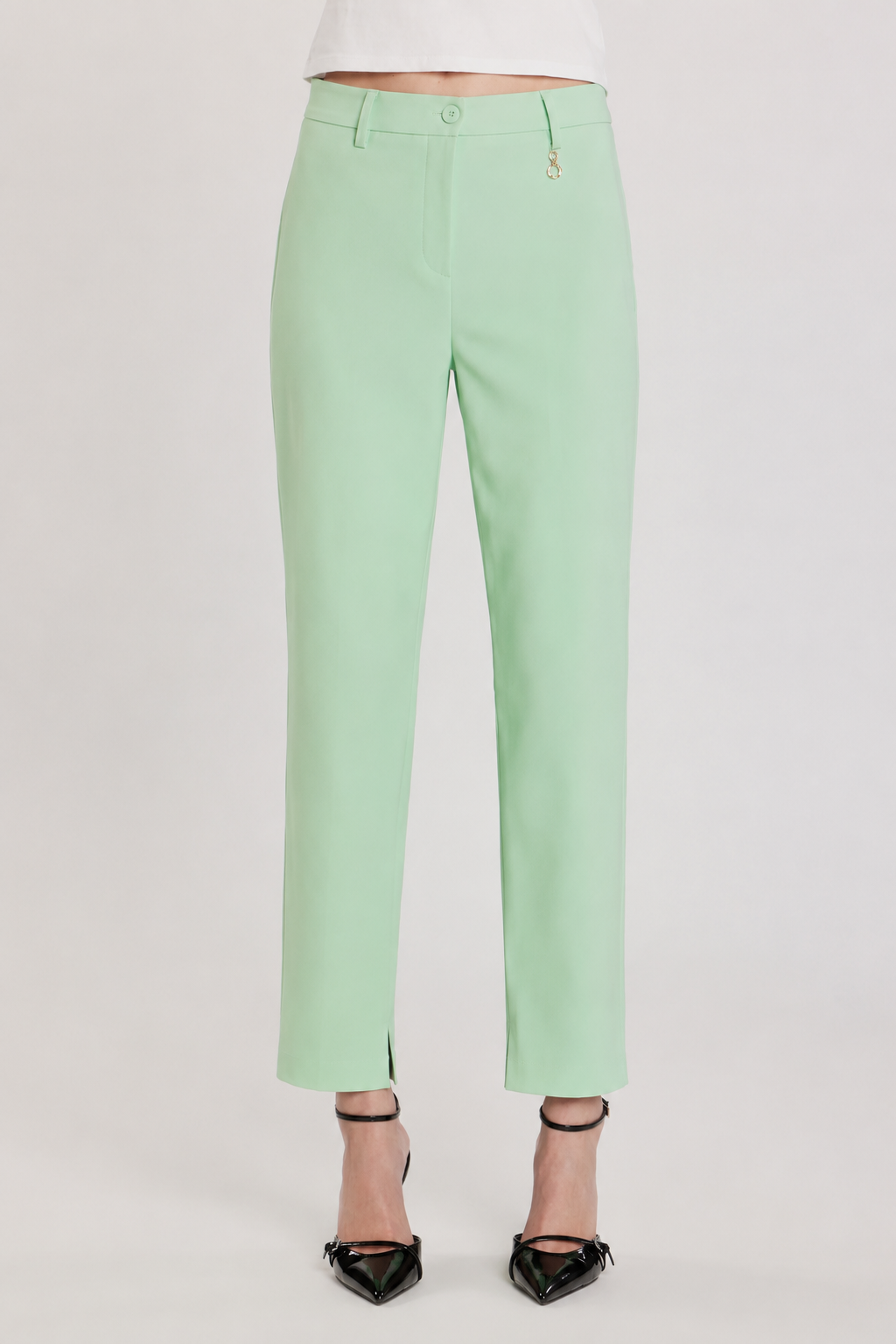 Pantalone CISALINA sigarette con spacchi sul fondo