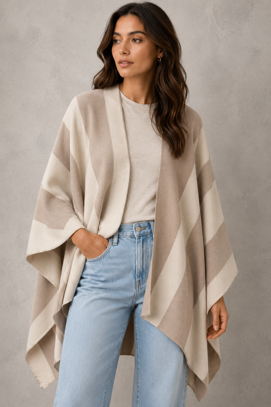 Poncho Fierra Beige GOA GOA