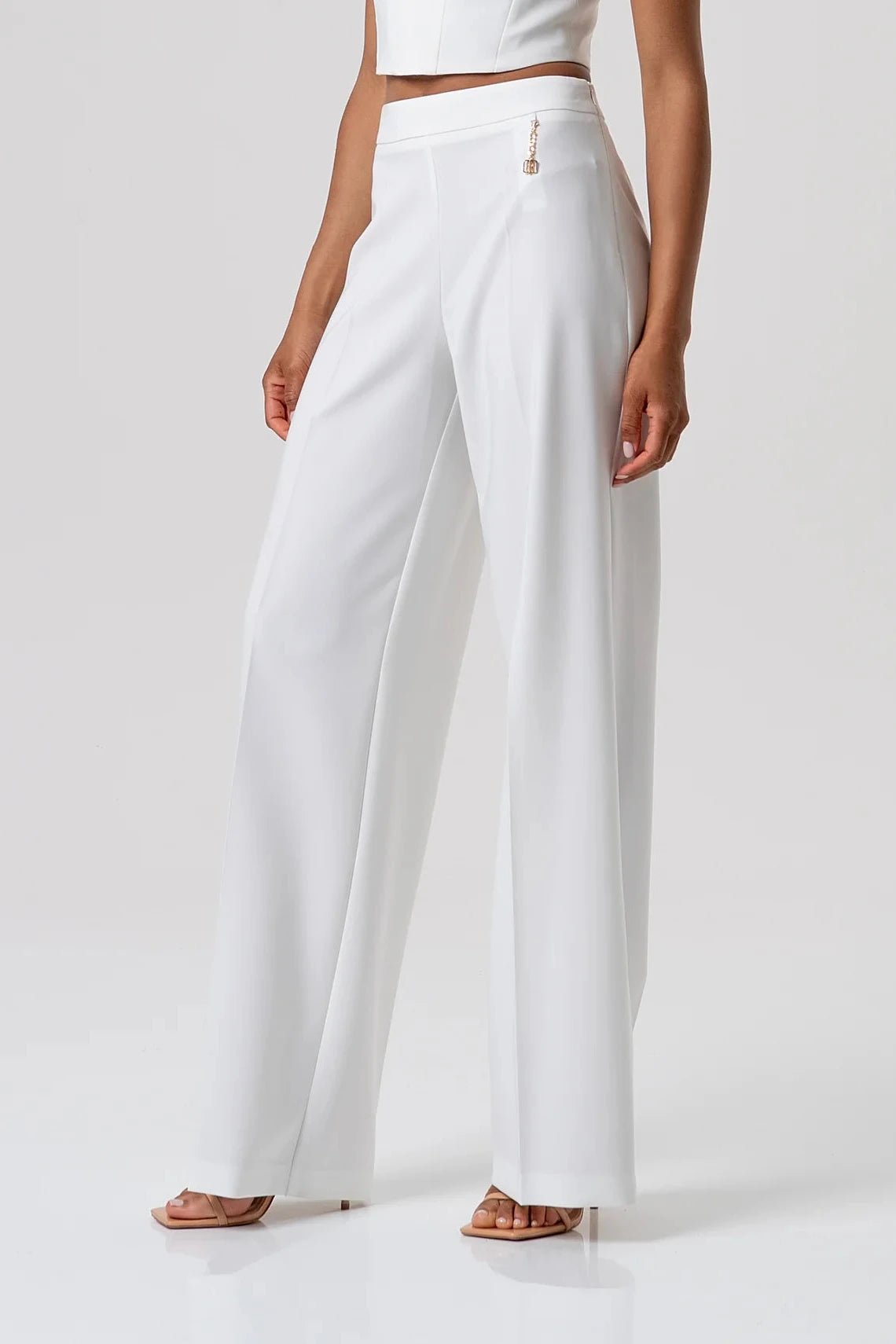 PANTALONE FLARE A PALAZZO FRACOMINA