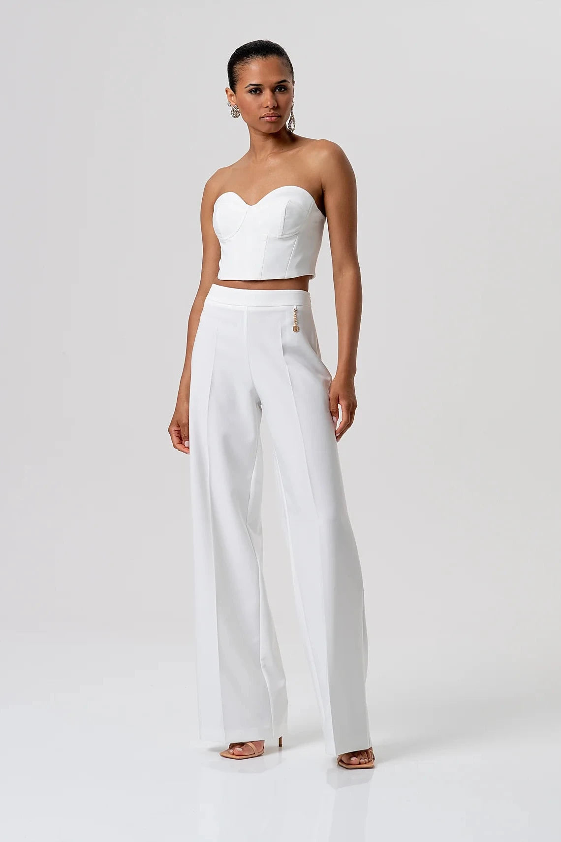 PANTALONE FLARE A PALAZZO FRACOMINA