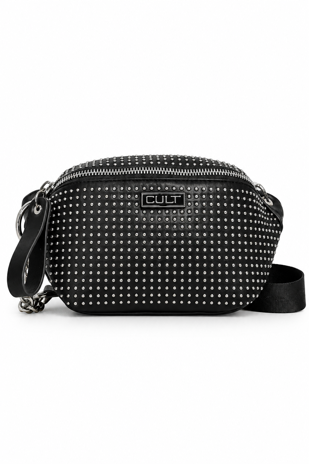 Marsupio CULT Joan con borchie – Nero