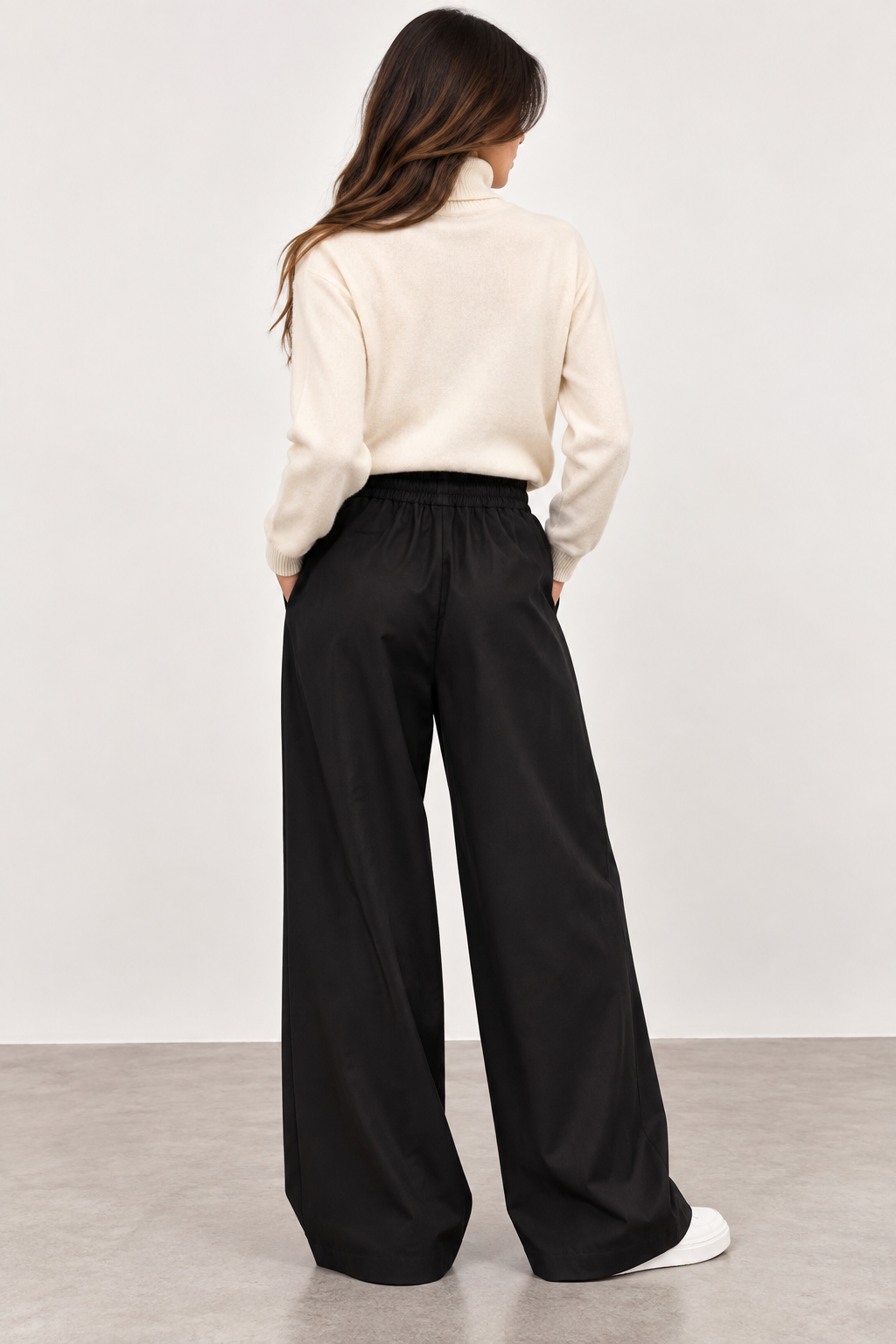 Pantalone in cotone nero HINNOMINATE