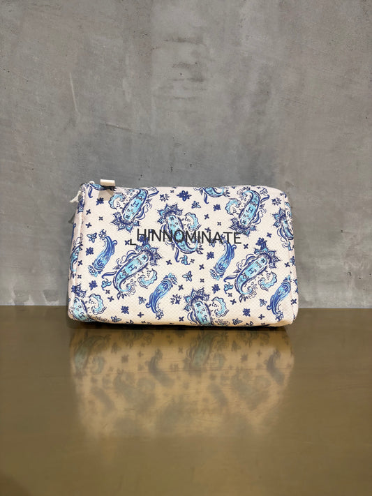 POCHETTE HINNOMINATE CON STAMPA BANDANA BLU